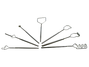 Профессиональные логопедические зонды для постановки звуков, 7 шт.