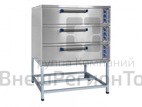 Пекарский шкаф электр., 3 камеры, нерж.ст..