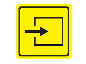 Тактильный знак Вход в помещение