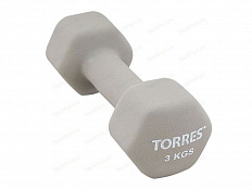 Гантель 3 кг серая