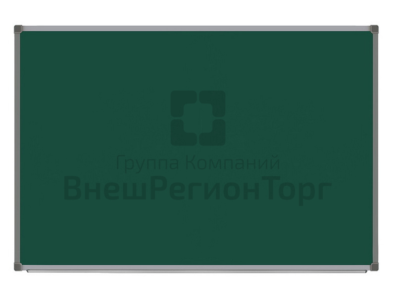 Одноэлементная магнитно-меловая доска 100х180 - алюминиевый профиль.