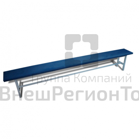 Скамья для раздевалок без спинки (мягкая) - 1,5м.