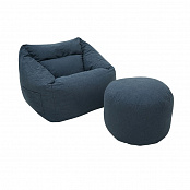 Комплект из кресла и пуфа