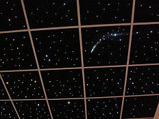 Потолок составной звёздное небо 1800х1800 мм, плитка 9 шт.