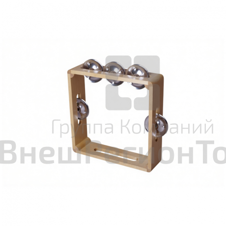 Тамбурин из массива березы, D 20 см.