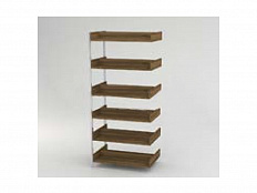 Стеллаж 2-сторонний пристраиваемый 6 полок (ЛДСП) 900х560х2090 на металлокаркасе