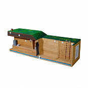 Макет простейшего укрытия в разрезе