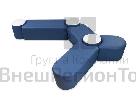 Мебель для холла Молекула, вариант 13 (7 элементов).