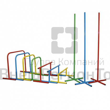 Полоса препятствий из металла большой комплект.