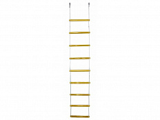 Веревочная лестница, 9 перекладин, желтая
