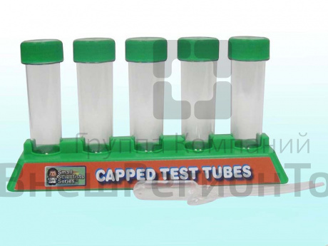 Комплект пробирок на подставке 5 шт.