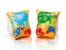 Нарукавники для плавания надувные Жители моря  23х15 см