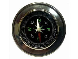 Компас жидкостной циферблат плавающий дисковый металлический, D60 мм, диаметр