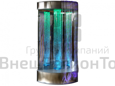 Большой сенсорный уголок с воздушно-пузырьковой колонной 2000х200 мм.