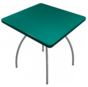 Обеденный стол 88х88 см — модель с квадратным подстольем №7