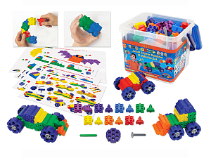 Конструктор Машинки Morphun Junior Starter Vehicle (12 моделей, 140 деталей) 4+