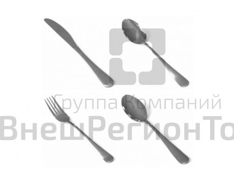 Комплект посуды и столовых приборов, нерж.ст.