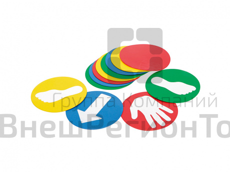 Разметка "Резиновые метки", 12 шт.