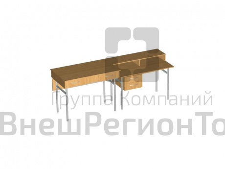 Стол демонстрационный на металлокаркасе.