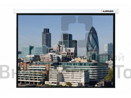 Проекционный экран с электроприводом, 180х180 см.