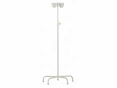 Штатив медицинский для вливаний пятиопорный, металлический, без колес