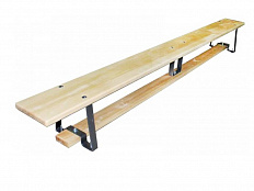 Гимнастическая скамья 2,5 м с металлическими ногами