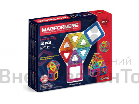 Магнитный конструктор MAGFORMERS 30 деталей (5+).