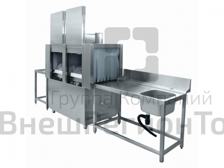Посудомоечная машина туннельная, 1595x770x1695 мм.