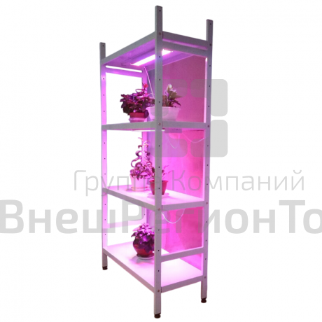 Стеллаж для растений с подсветкой, 90х40х180 см.