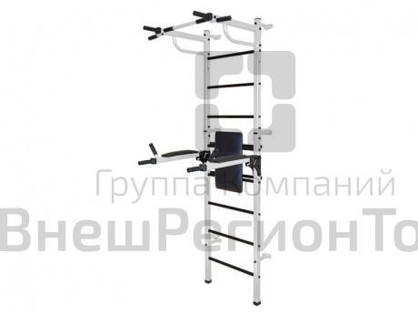 Пристенный спортивный комплекс "Старт" со складными брусьями.