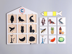 Теневое лото «Звук С» 27×22,5 см