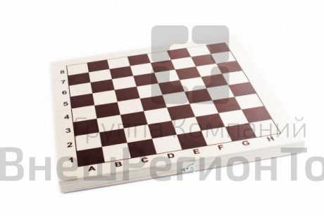 Шахматная доска 290х145 мм, обиходная, фанера.