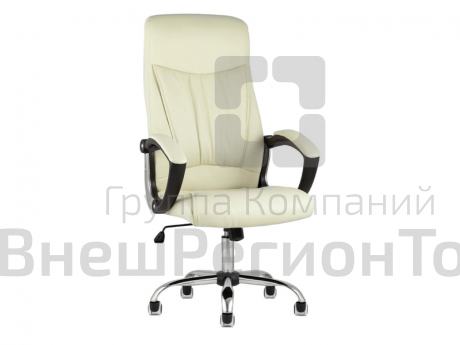 Кресло руководителя TopChairs Tower, бежевое.