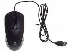Мышь OKLICK 275M, оптическая, проводная, USB, цвет черный
