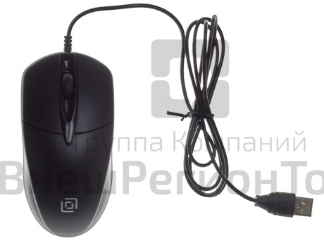 Мышь OKLICK 275M, оптическая, проводная, USB, цвет черный.