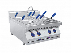 Электроварка настольная, 4 перфорированные гастроемкости, 80x75x47,5 см