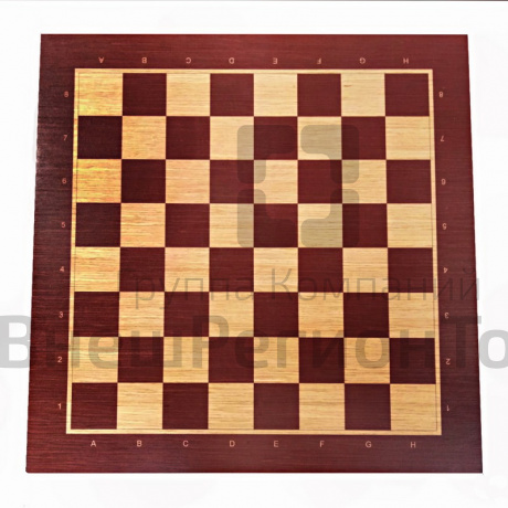 Доска шахматная цельная (Махагон) 50см.