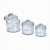 Cтаканы лабораторные с крышкой 3 шт