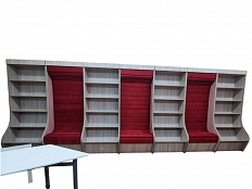 Стеллаж книжный, 800х650х2090 мм