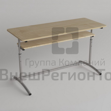 Стол ученический "Лидер" 2-местный регулируемый 3-5/5-7.