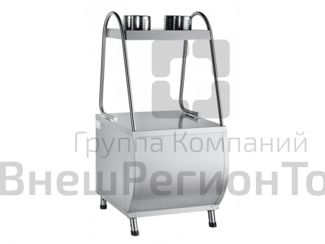 Прилавок для столовых приборов и подносов Патша, нейтр.шкаф, L630 мм.