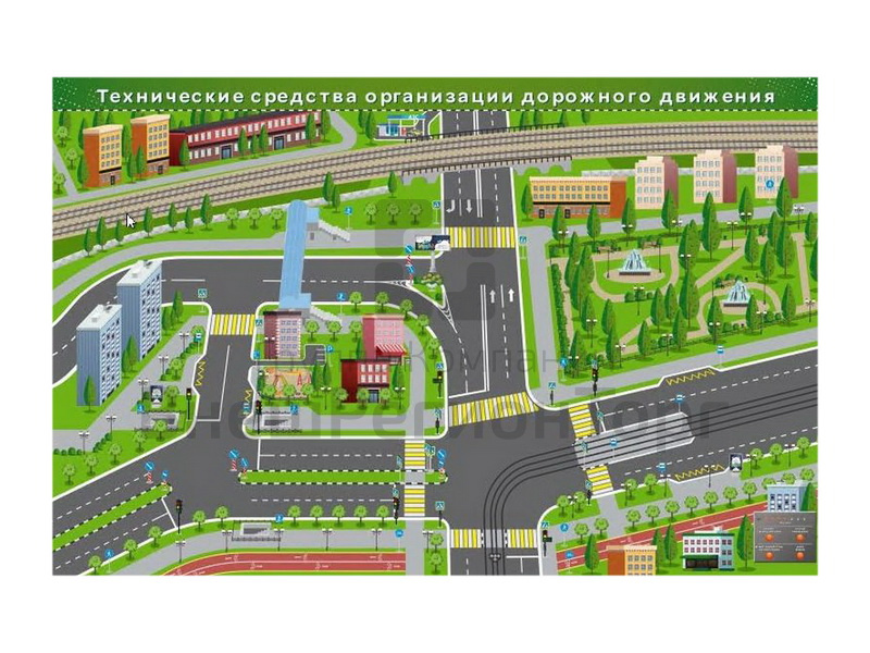 Электрифицированная многофункциональная магнитно-маркерная доска для ознакомления с техническими сре.