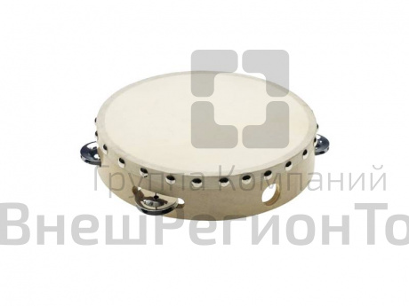 Тамбурин FT 7-4 с 4 джинглами, d18 cм.