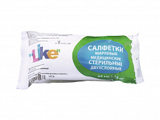 Like Салфетки марлевые стерильные 45х29 см, 5 шт