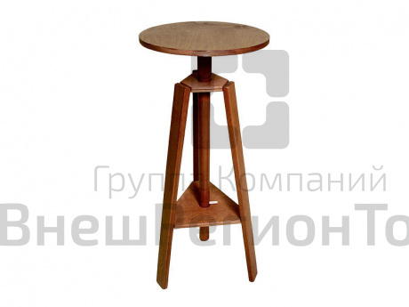 Столик скульптора круглый (дуб, фанера).
