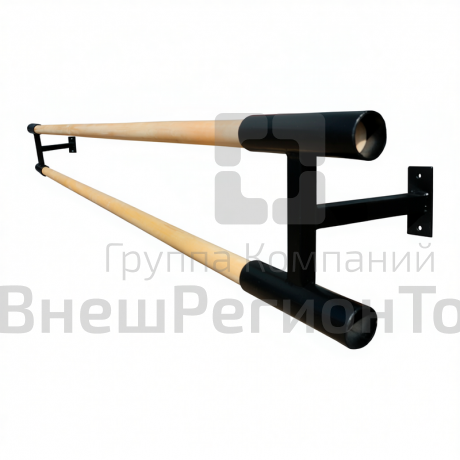 Станок хореографический двухрядный, 2 м.