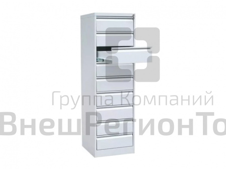 Шкаф картотечный 9 ящиков (A5) широкий h1730 мм.