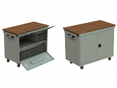 Тележка для ноутбуков, 26 ячеек