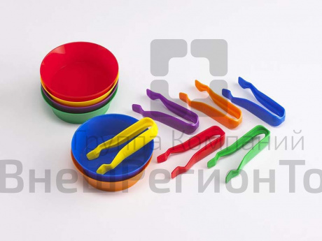 Набор сортировочный Чашки и пинцеты 12 шт..
