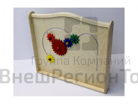 Тактильная панель Шестеренки 765х100х730 мм.